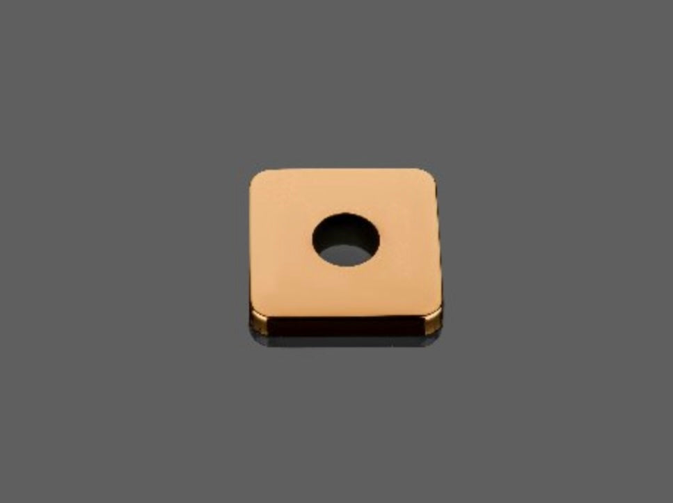 PVD ROSE GOLD SHOWER ARMS FLANGE