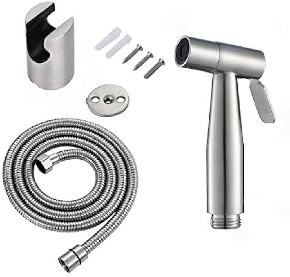 HEALTH FAUCETS SUS-304* WITH SS TUBE & BRASS/SS/ABS HEAVY HOOK