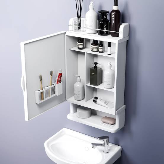 PVC MIRROR CABINATE WHITE