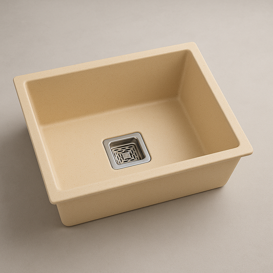 QUARTZ SINK SINGLE BOWL WITH ACCESSORIES