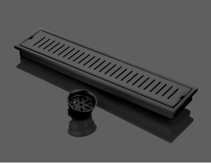PVD BLACK LONG DRAIN